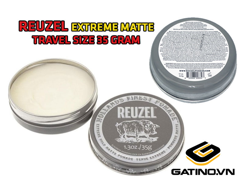 Reuzel Extreme Hold Matte Pomade Travel Size 35 gram
