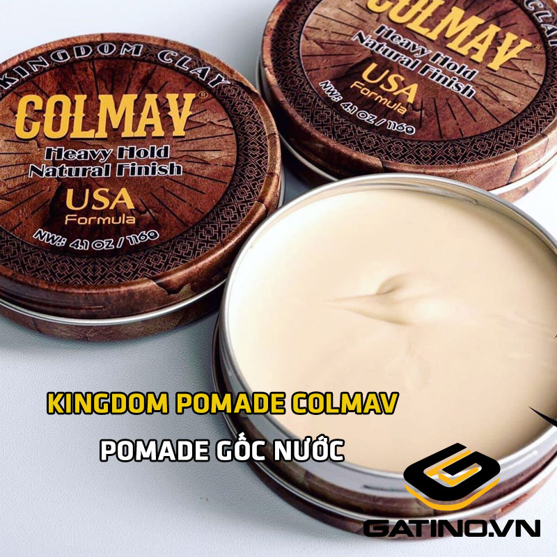 Kingdom Pomade Colmav là sản phẩm Pomade gốc nước giá rẻ, chất lượng cao