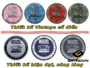 So sánh thiết kế của các loại Reuzel Pomade