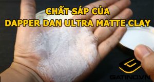 Chất sáp của Dapper Dan Ultra Matte Super Hold Clay không tan trên tay