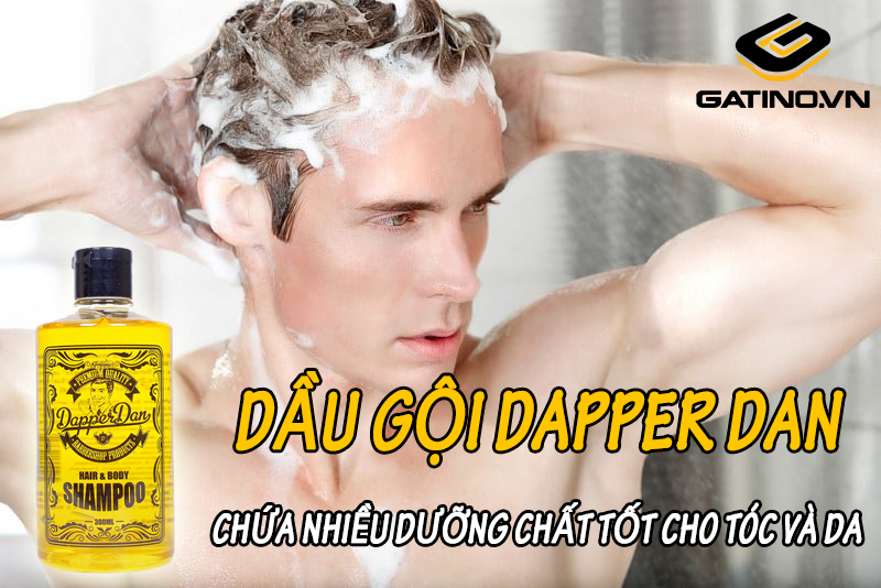 Dầu gội Dapper Dan chứa nhiều dưỡng chất tốt cho tóc và da