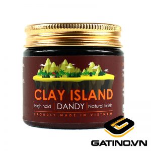 Sáp vuốt tóc nam Dandy Clay Island