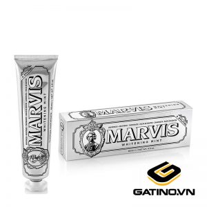 Kem đánh răng Marvis Whitening Mint màu trắng bạc 25ML / 85ML