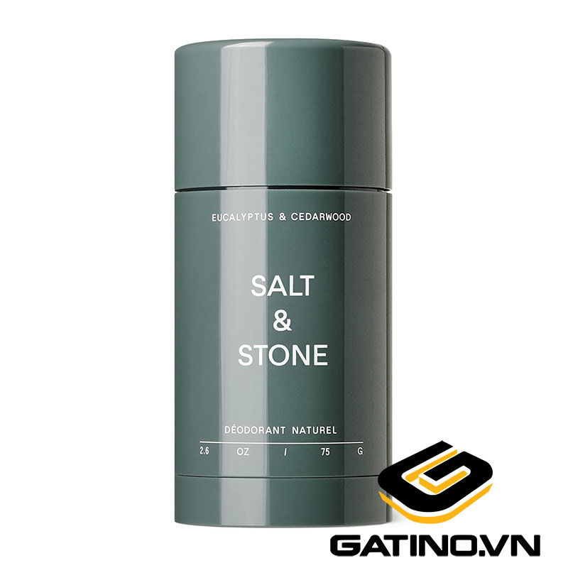 Lăn Khử Mùi Salt & Stone Eucalyptus & Cedarwood Natural Deodorant
