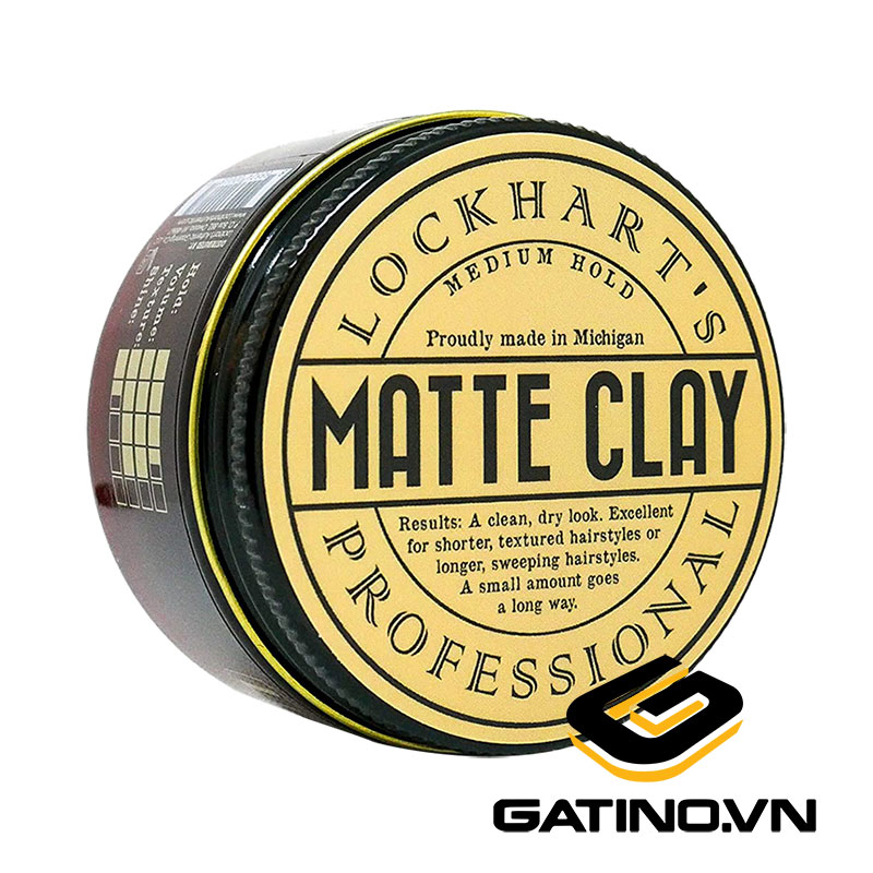 Sáp vuốt tóc Lockhart's Professional Matte Clay chính hãng