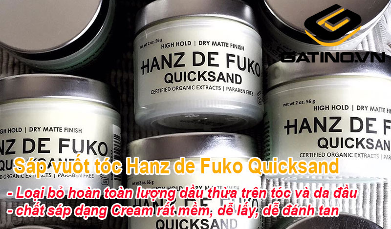 Sáp vuốt tóc Hanz de Fuko Quicksand