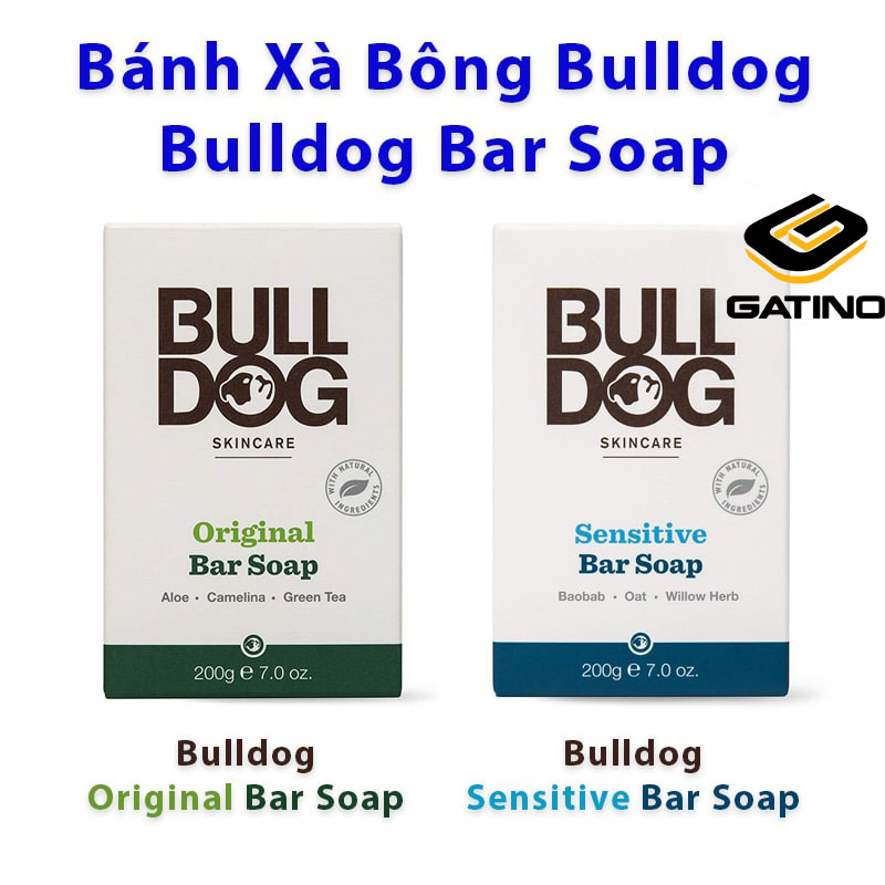 Xà phòng tắm cho nam Bulldog Bar Soap 200g chính hãng UK
