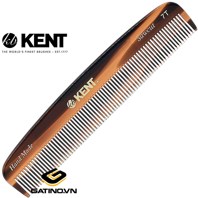 Lược chải tóc Kent Brushes All Fine Hair Comb – A7T Chính hãng