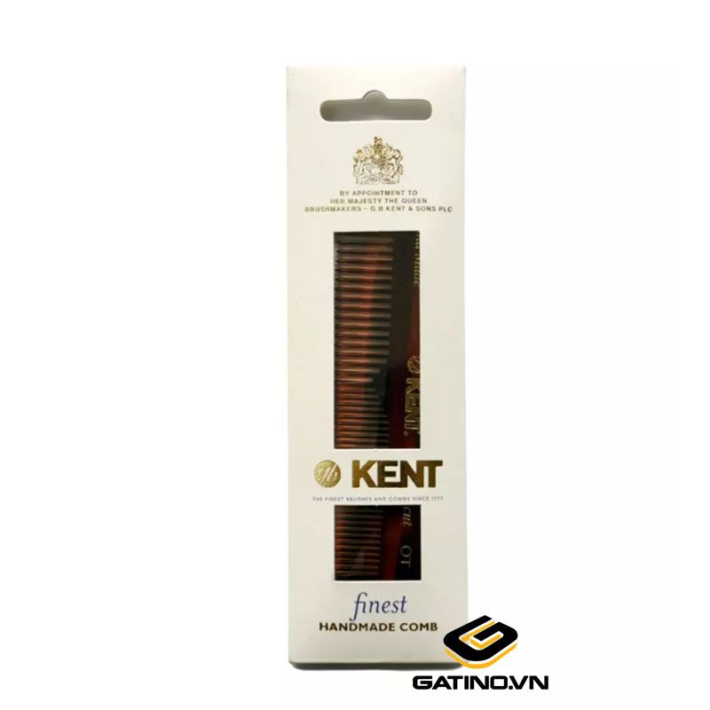 Lược chải tóc Kent Brushes Coarse/Fine Comb – A FOT xuất xứ Anh Quốc