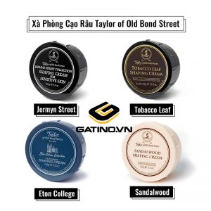 Xà Phòng Cạo Râu Taylor of Old Bond Street | Jermyn Street & Tobacco Leaf & Eton College & Sandalwood