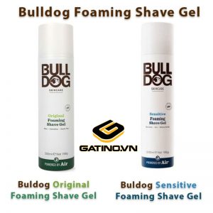 Bulldog Foaming Shave Gel 200ml – Gel bọt cạo râu Bulldog: Original, Sensitive chính hãng