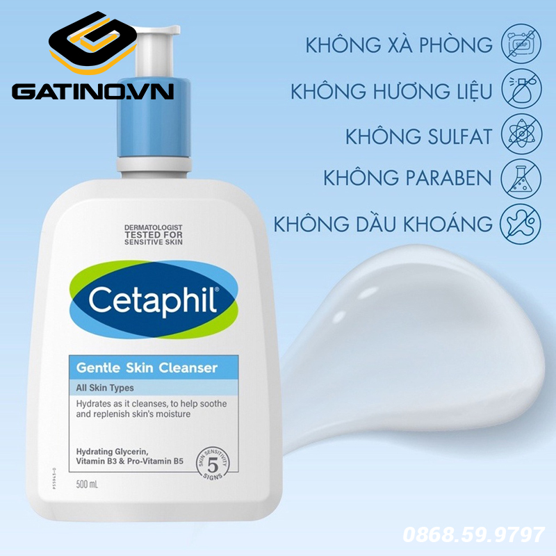 Sữa rửa mặt cho nam da nhạy cảm Cetaphil Gentle Skin Cleanser