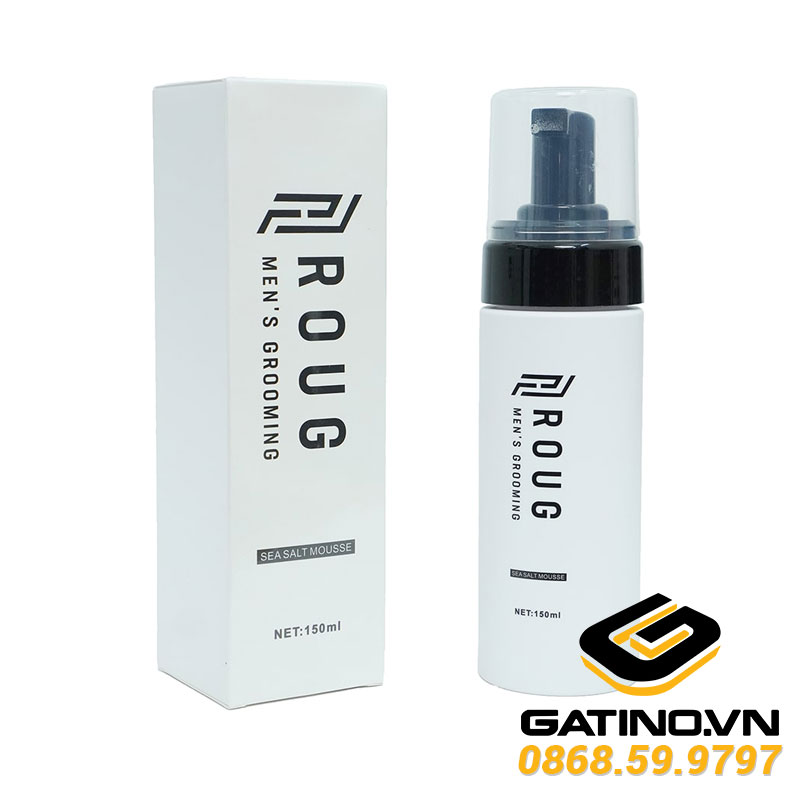 Bọt tạo phồng tóc Roug Men’s Grooming – Sea Salt Mousse 150ml