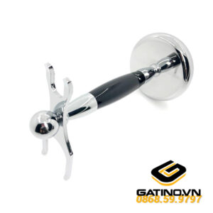 bộ cạo râu Bộ cạo râu Ubersuave Black Chrome Shaving Stand 2
