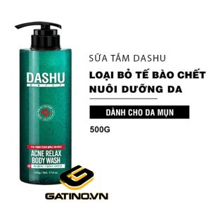 Sữa tắm trị mụn Dashu Daily Acne Relax Body Wash 500ml chính hãng