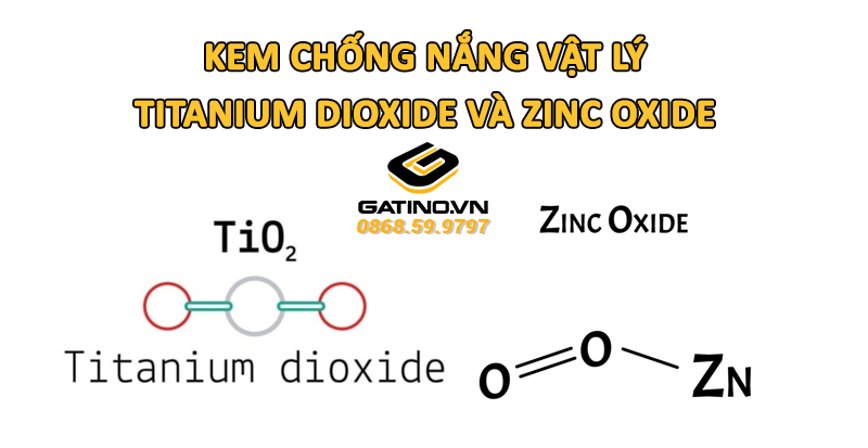 Thành phần kem chống nắng vật lý